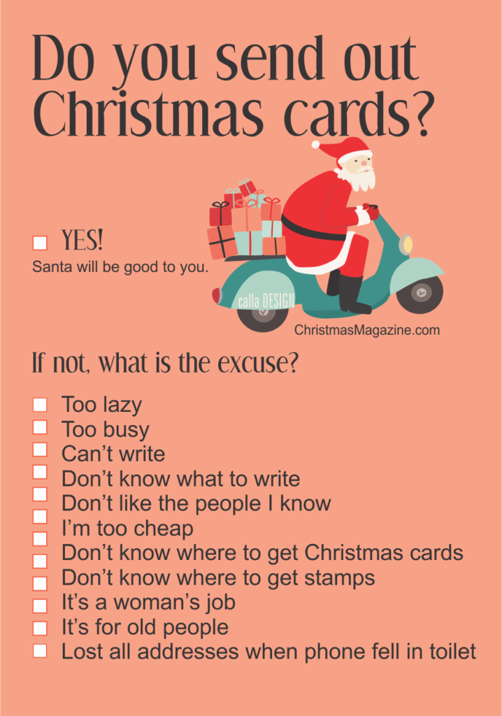 Do You Write Christmas Cards - Christmas Magazine