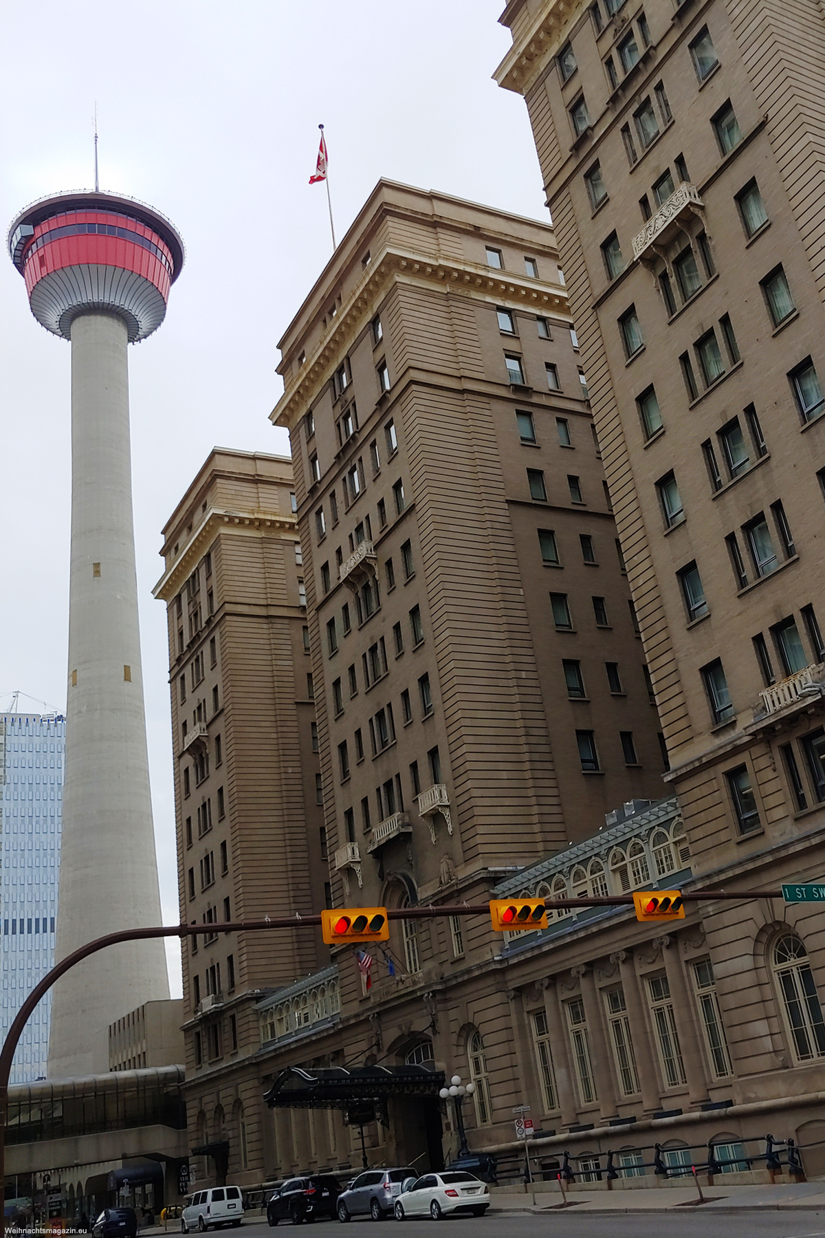 Calgary Tower and Fairmont Hotel Palliser