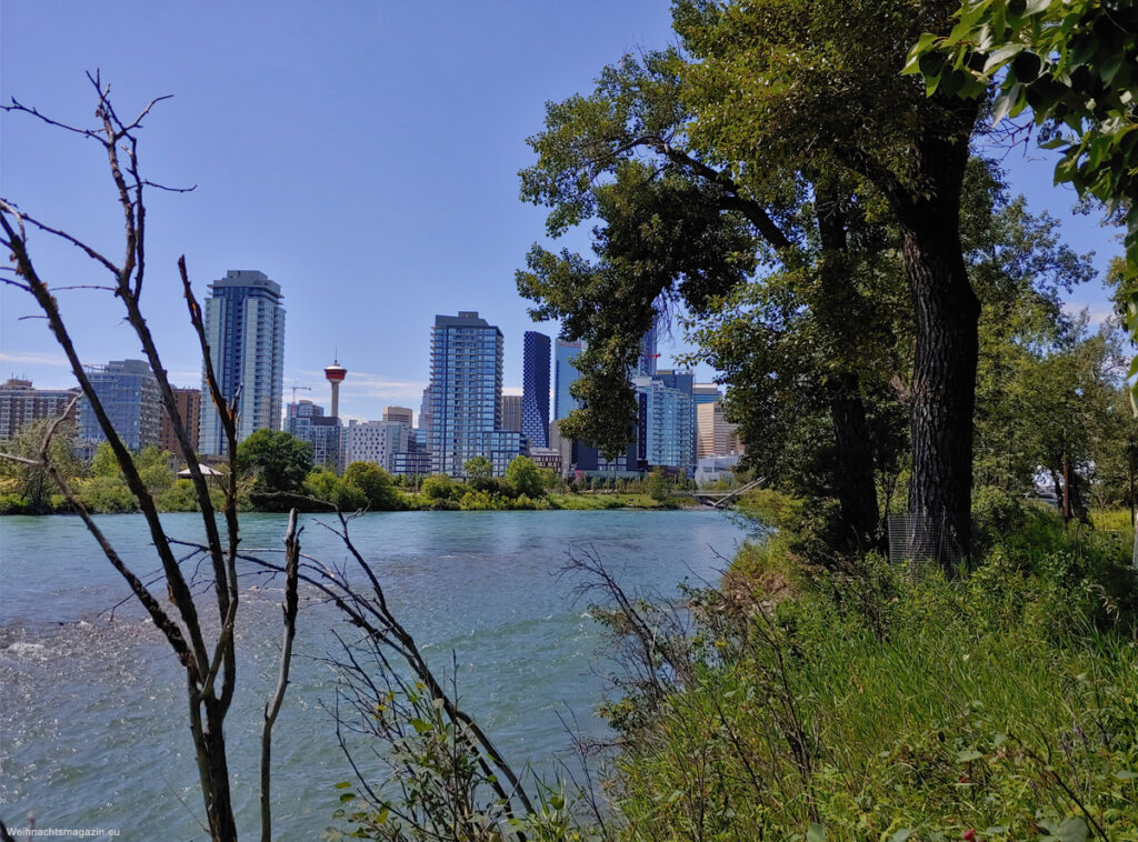 downtown Calgary and the Bow River