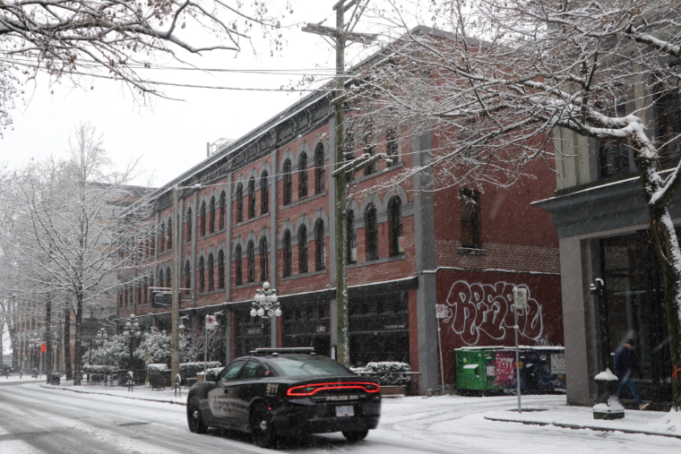 beautiful brick buildings in Vancouver's Gastown